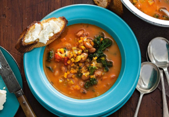 Chorizo and Borlotti Bean Soup