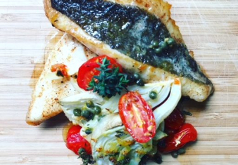 Baked Fish with Fennel and Tomatoes