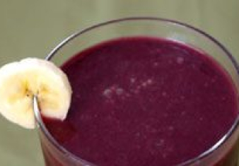 Cherry, Acai and Banana smoothie