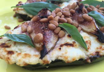 Baked Eggplant with Figs and Ricotta