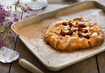 Peach and Raspberry tarts