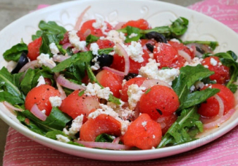Watermelon and Ricotta salad