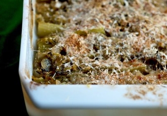 Braised Celery with Bread Crumbs