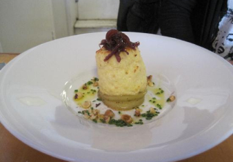 Celeriac & Goats Cheese Souffle
