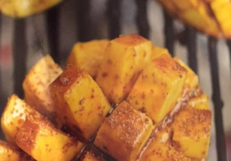 Bob Hart’s BBQ Mangoes with coconut sugar