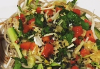 Sesame Soba noodle salad (Gluten-free)